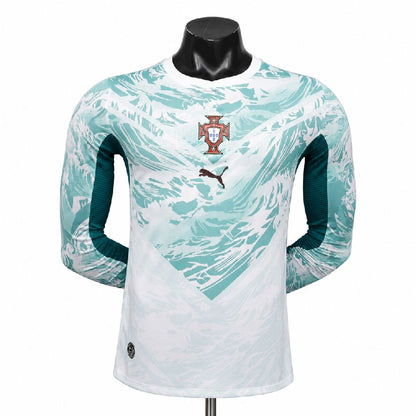 Portugal 2026 Camisola Alternativa Mundial de Manga Comprida Versão Jogador – Homem