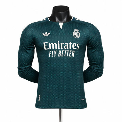 Real Madrid 2026/27 Camisola Alternativa de Manga Comprida Versão Jogador – Homem