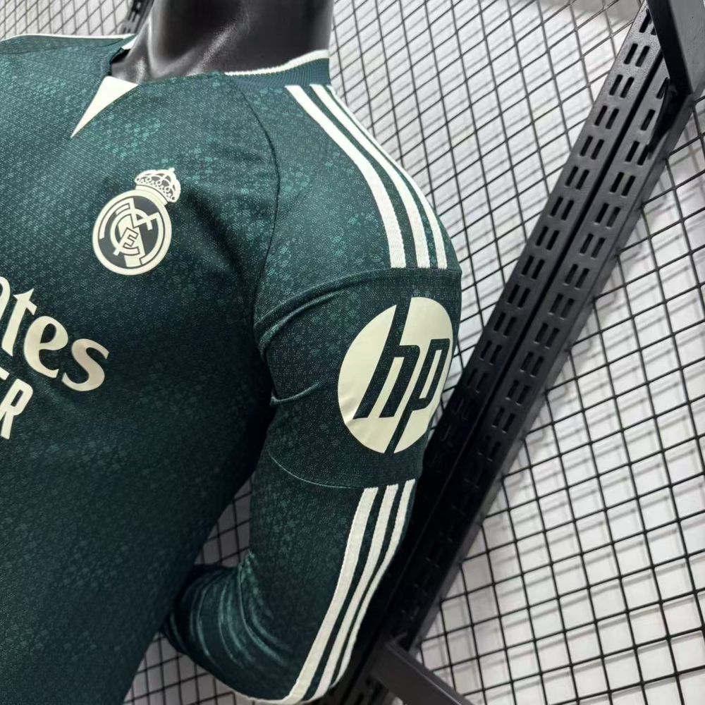 Real Madrid 2026/27 Camisola Alternativa de Manga Comprida Versão Jogador – Homem