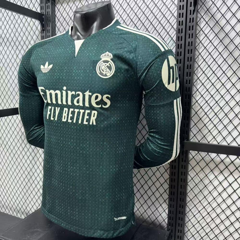 Real Madrid 2026/27 Camisola Alternativa de Manga Comprida Versão Jogador – Homem