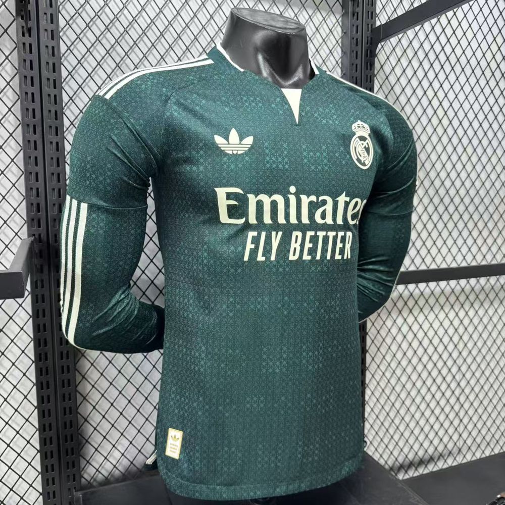 Real Madrid 2026/27 Camisola Alternativa de Manga Comprida Versão Jogador – Homem