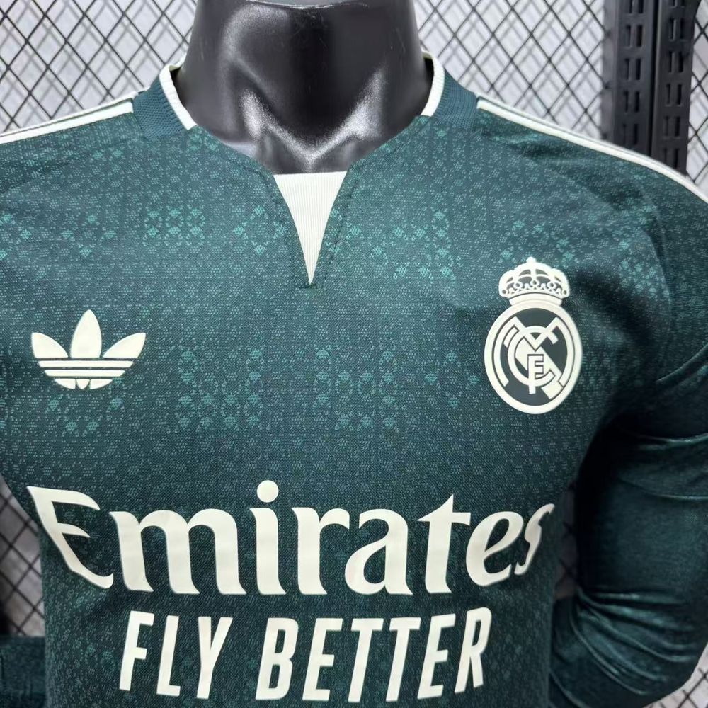 Real Madrid 2026/27 Camisola Alternativa de Manga Comprida Versão Jogador – Homem