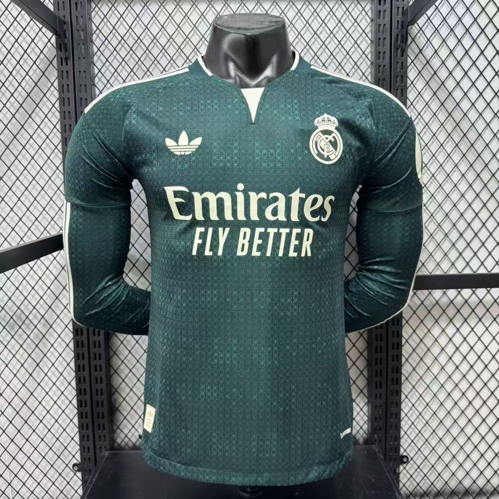 Real Madrid 2026/27 Camisola Alternativa de Manga Comprida Versão Jogador – Homem