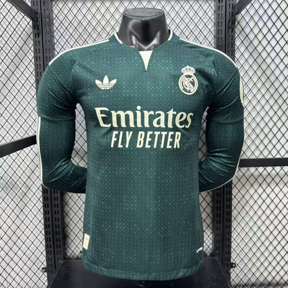 Real Madrid 2026/27 Camisola Alternativa de Manga Comprida Versão Jogador – Homem