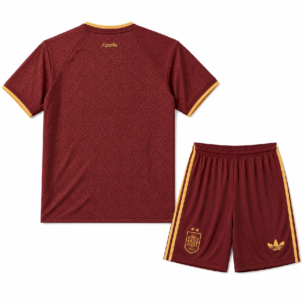 Espanha 2026 Conjunto Terceiro Mundial (Versão Campeão 2 Estrelas) – Criança