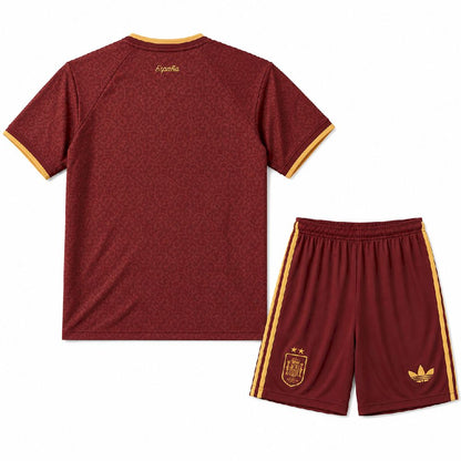 Espanha 2026 Conjunto Terceiro Mundial (Versão Campeão 2 Estrelas) – Criança