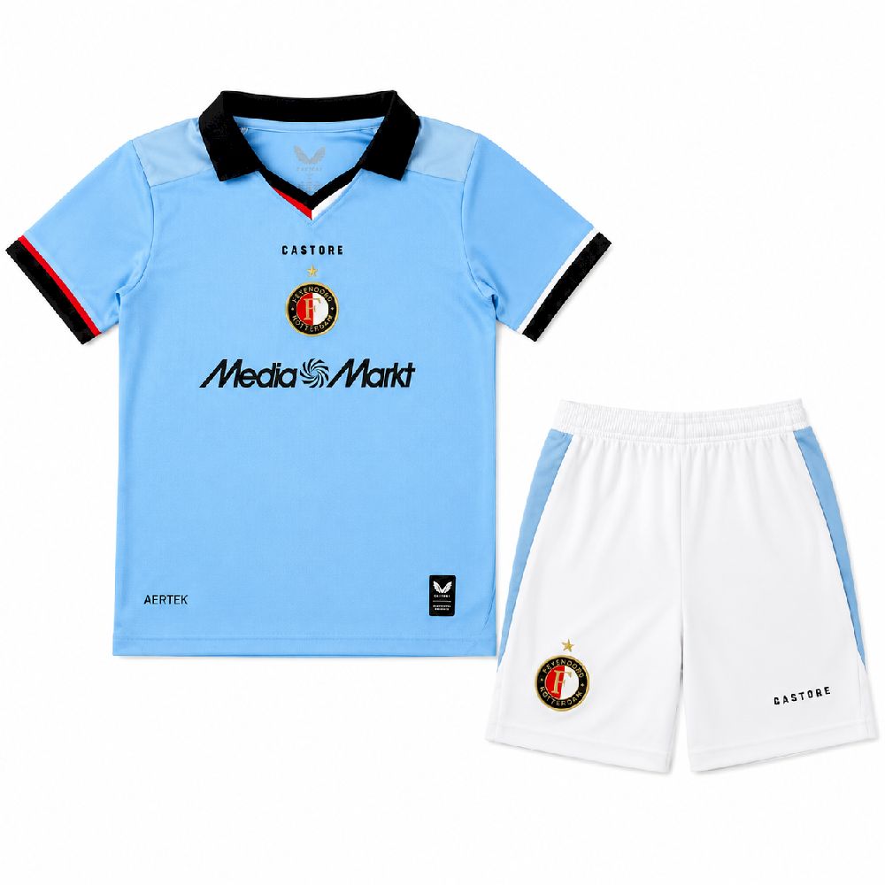 Feyenoord Rotterdam 2026/27 Conjunto Alternativo – Criança