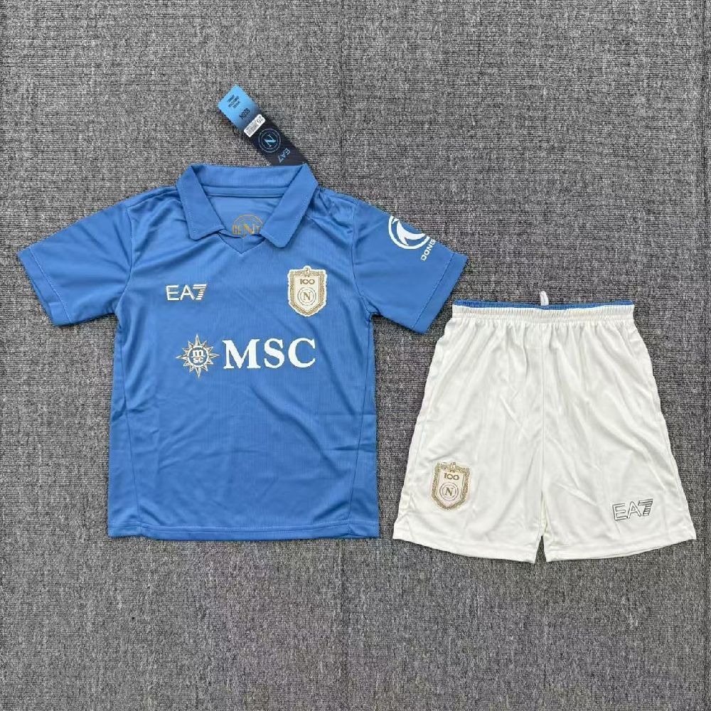 Napoli 2026/27 Conjunto Principal – Criança