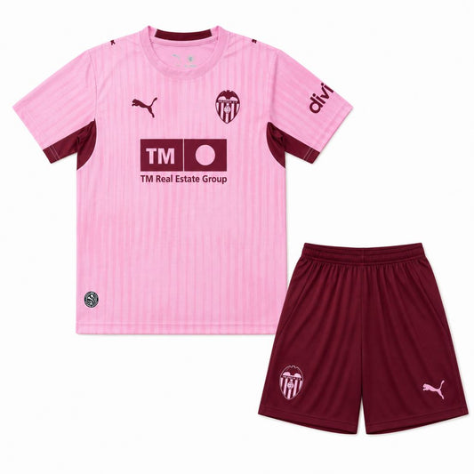 Valencia CF 2026/27 Conjunto Terceiro – Criança
