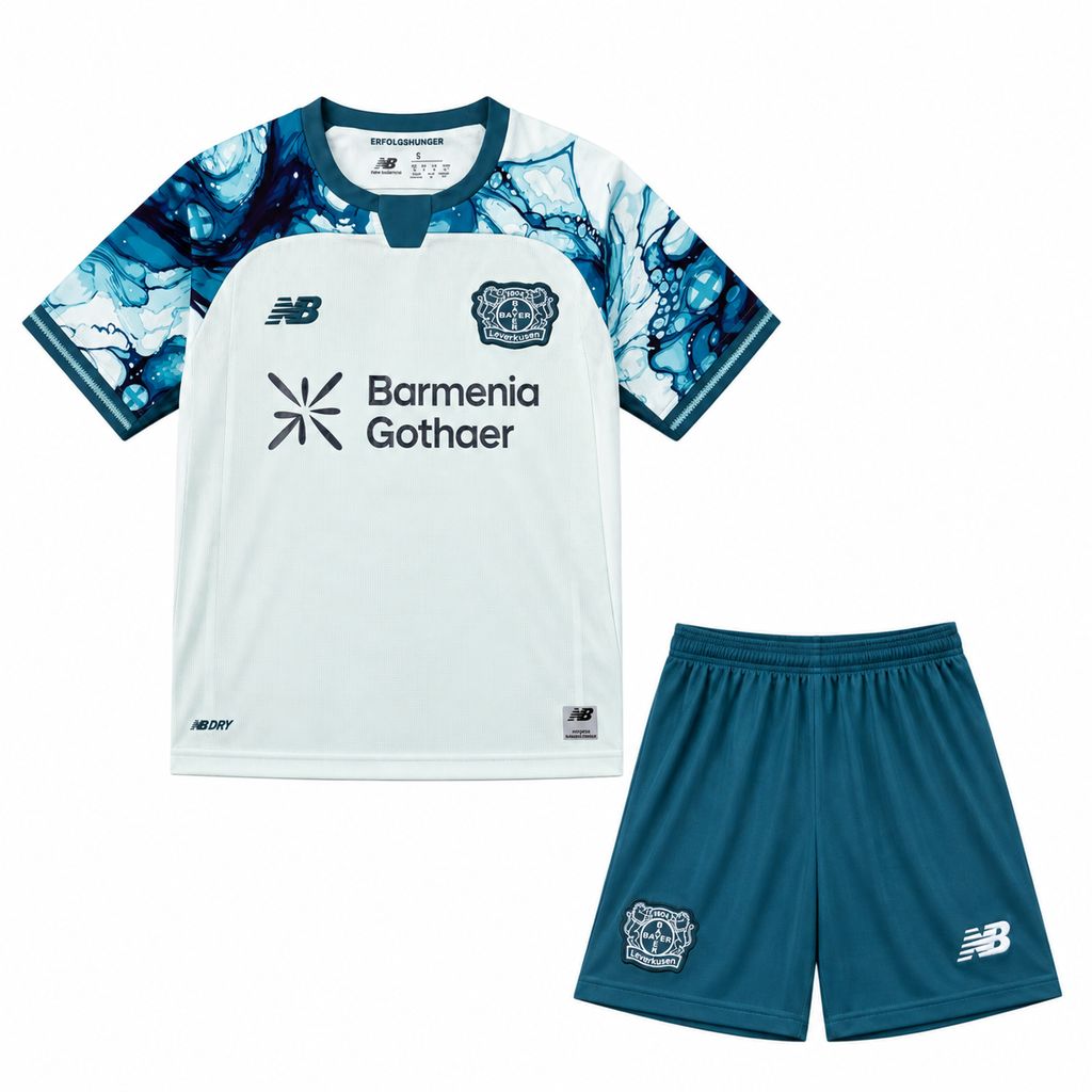 Bayer 04 Leverkusen 2026/27 Conjunto Alternativo – Criança