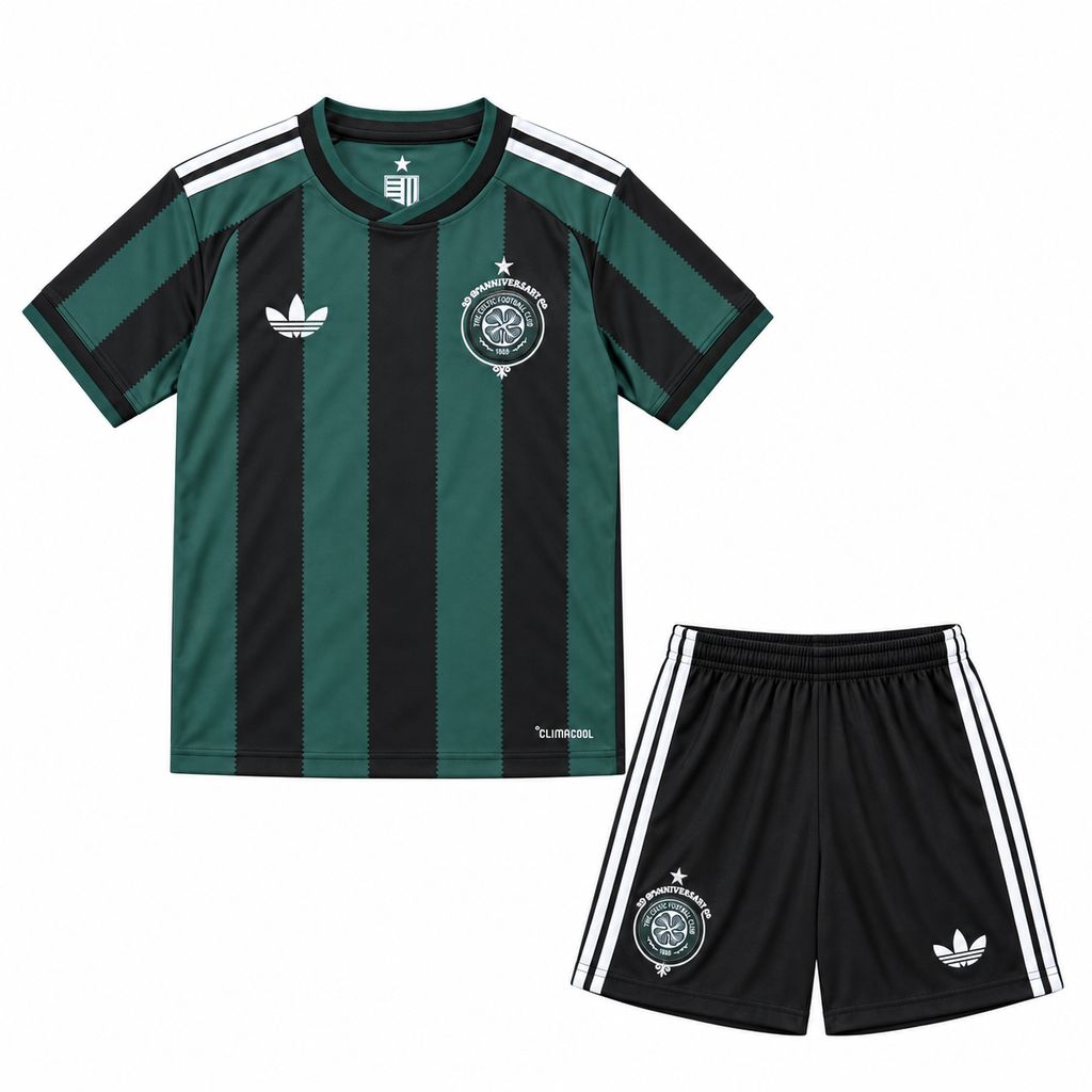 Celtic 2026/27 Conjunto Alternativo – Criança