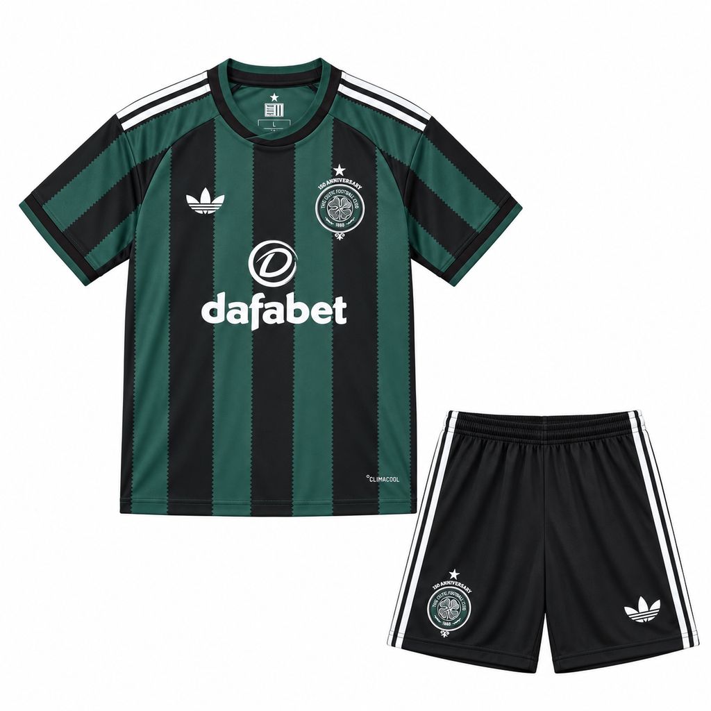 Celtic 2026/27 Conjunto Alternativo – Criança