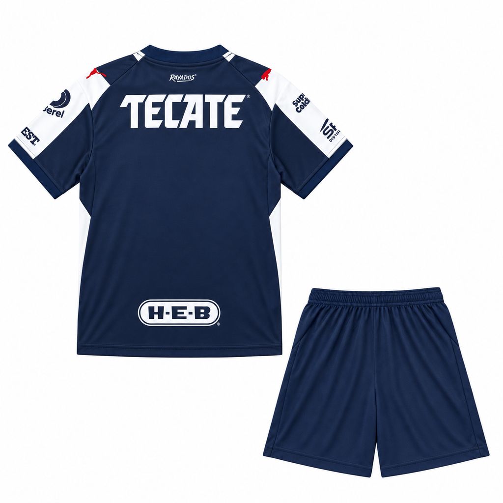 Monterrey 2026/27 Conjunto Principal – Criança