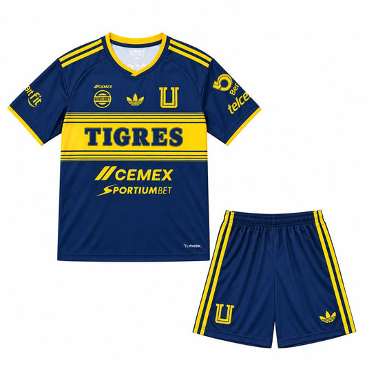 Tigres UANL 2026/27 Conjunto Principal – Criança