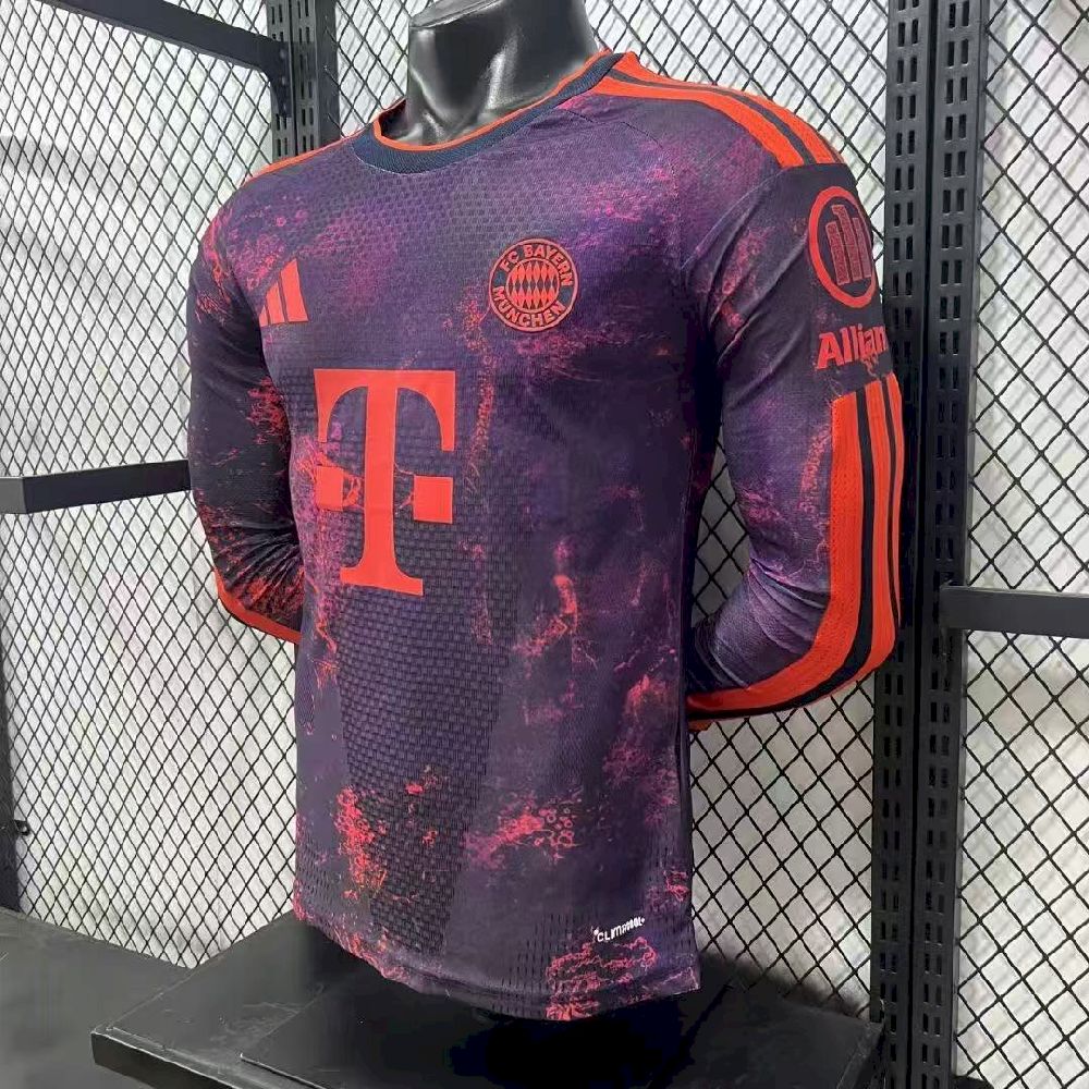 Bayern de Munique 2026/27 Camisola Terceira de Manga Comprida Versão Jogador – Homem
