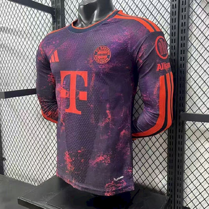 Bayern de Munique 2026/27 Camisola Terceira de Manga Comprida Versão Jogador – Homem