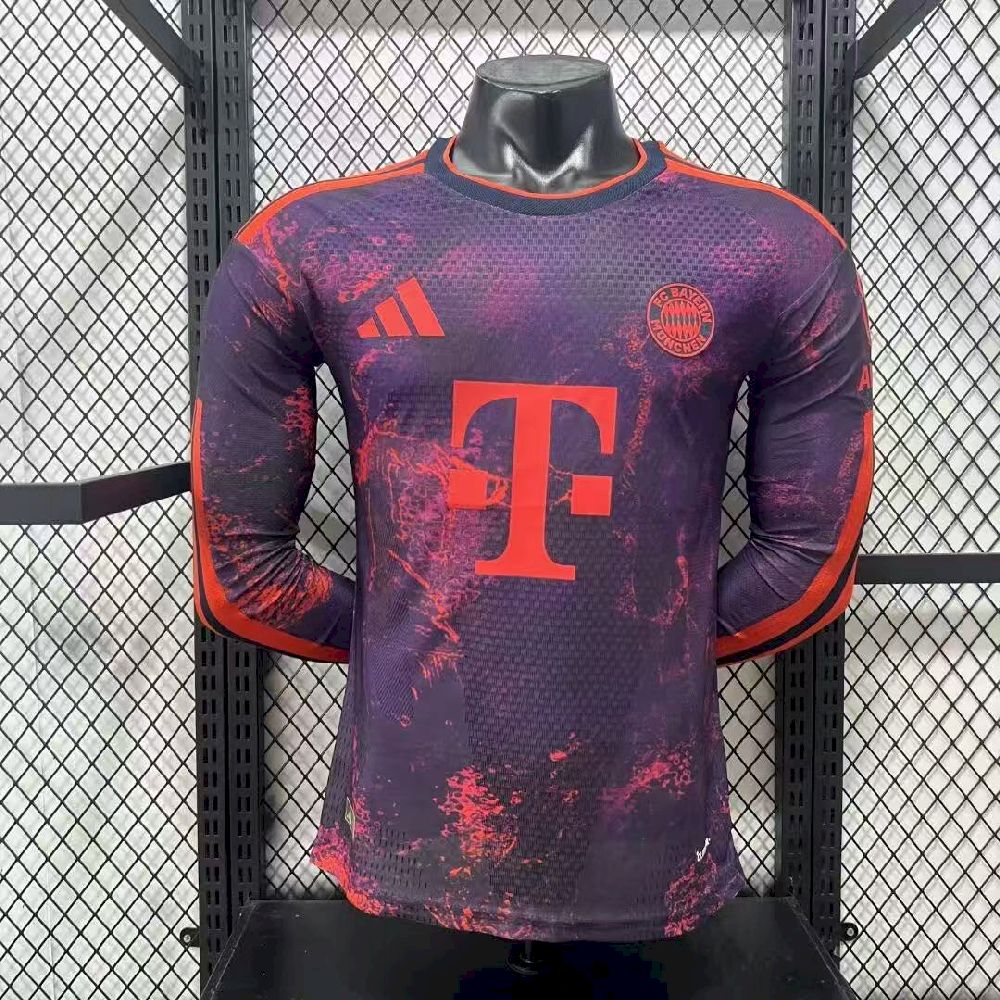 Bayern de Munique 2026/27 Camisola Terceira de Manga Comprida Versão Jogador – Homem