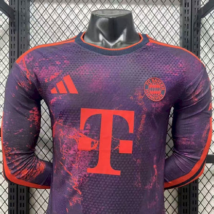 Bayern de Munique 2026/27 Camisola Terceira de Manga Comprida Versão Jogador – Homem