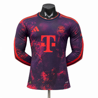 Bayern de Munique 2026/27 Camisola Terceira de Manga Comprida Versão Jogador – Homem