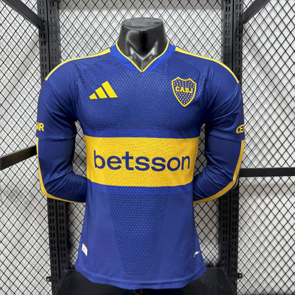 Boca Juniors 2026/27 Camisola Principal de Manga Comprida Versão Jogador – Homem