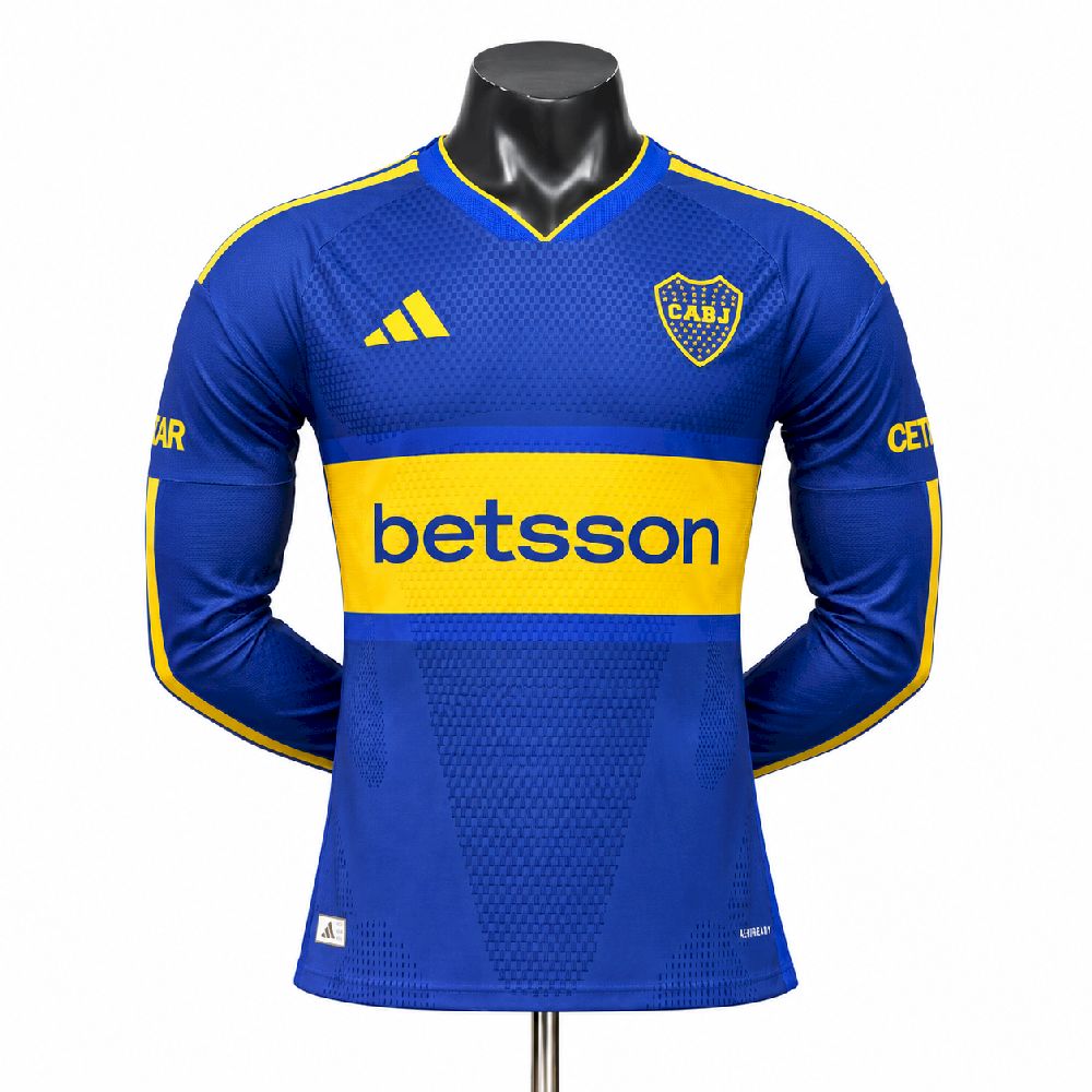 Boca Juniors 2026/27 Camisola Principal de Manga Comprida Versão Jogador – Homem