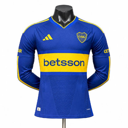 Boca Juniors 2026/27 Camisola Principal de Manga Comprida Versão Jogador – Homem