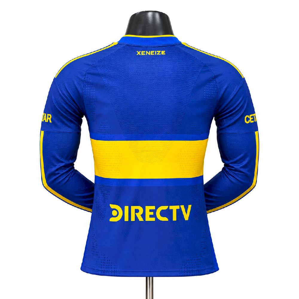 Boca Juniors 2026/27 Camisola Principal de Manga Comprida Versão Jogador – Homem