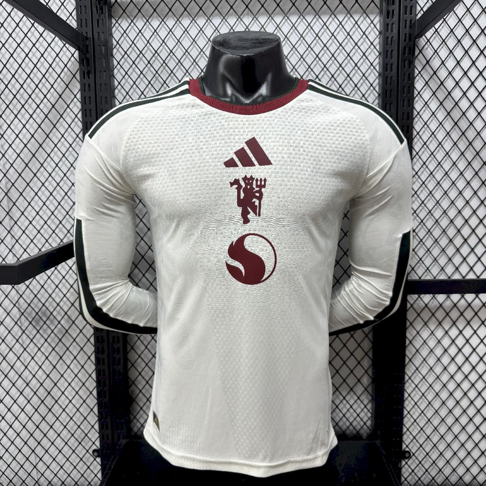 Manchester United 2026/27 Camisola Terceira de Manga Comprida Versão Jogador – Homem