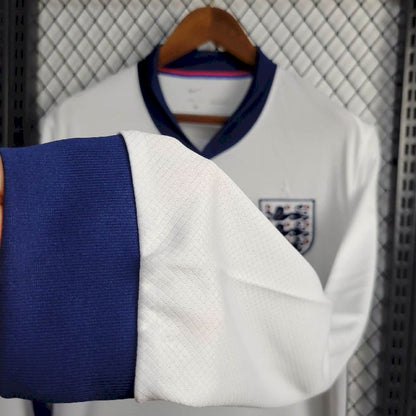 Inglaterra 2024/25 Camisola Principal Euro de Manga Comprida – Homem