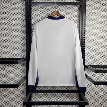 Inglaterra 2024/25 Camisola Principal Euro de Manga Comprida – Homem