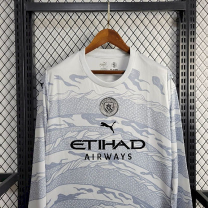 Manchester City 2024/25 Camisola Dragon Edição de Manga Comprida – Homem