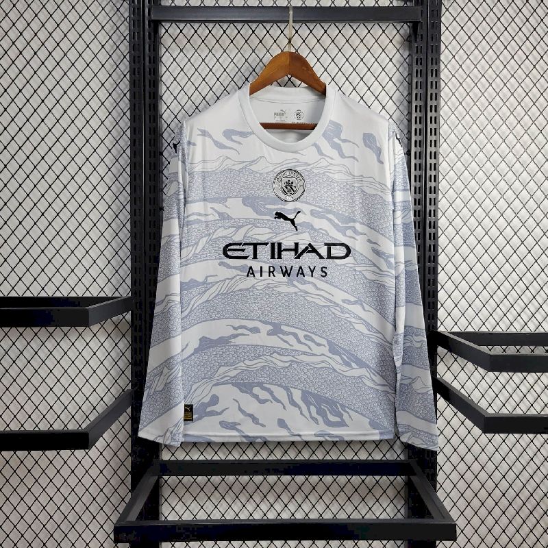 Manchester City 2024/25 Camisola Dragon Edição de Manga Comprida – Homem