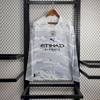 Manchester City 2024/25 Camisola Dragon Edição de Manga Comprida – Homem
