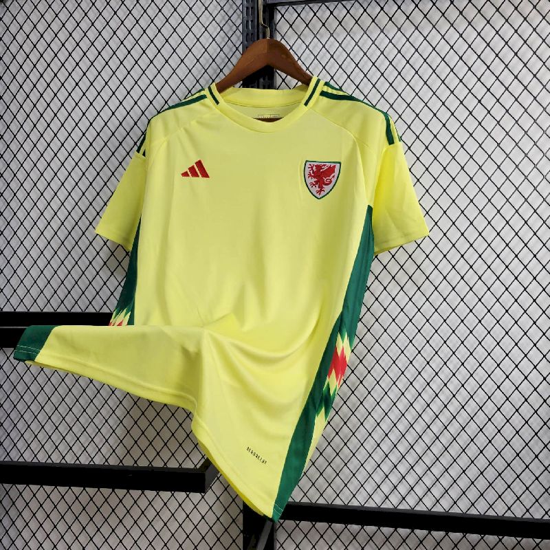 País de Gales 2024/25 Camisola Principal Euro – Homem