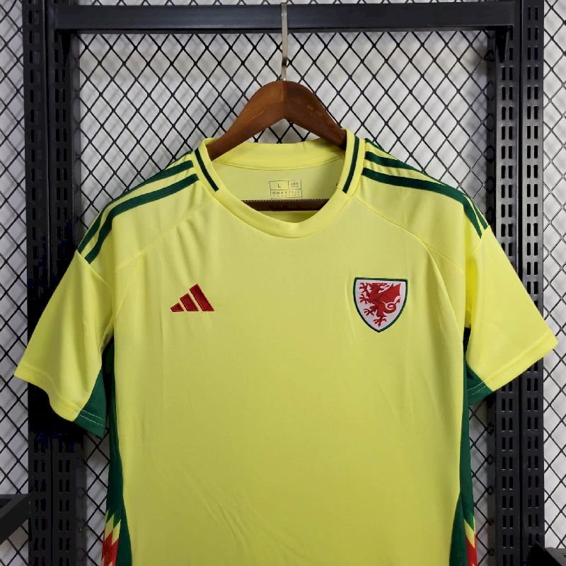País de Gales 2024/25 Camisola Principal Euro – Homem