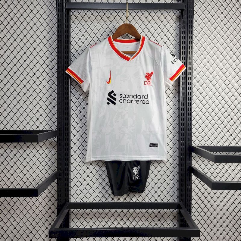 Liverpool 2024/25 Conjunto Terceiro – Criança