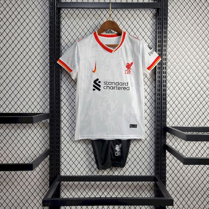 Liverpool 2024/25 Conjunto Terceiro – Criança