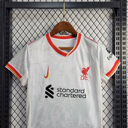 Liverpool 2024/25 Conjunto Terceiro – Criança