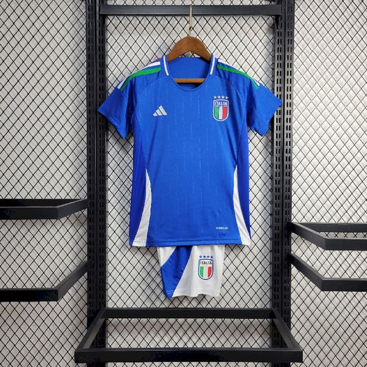 Itália 2024/25 Conjunto Principal Euro – Criança