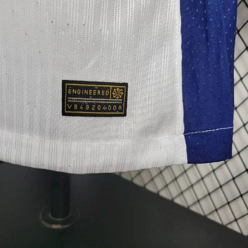 Inglaterra 2024/25 Camisola Principal Euro de Manga Comprida Versão Jogador – Homem