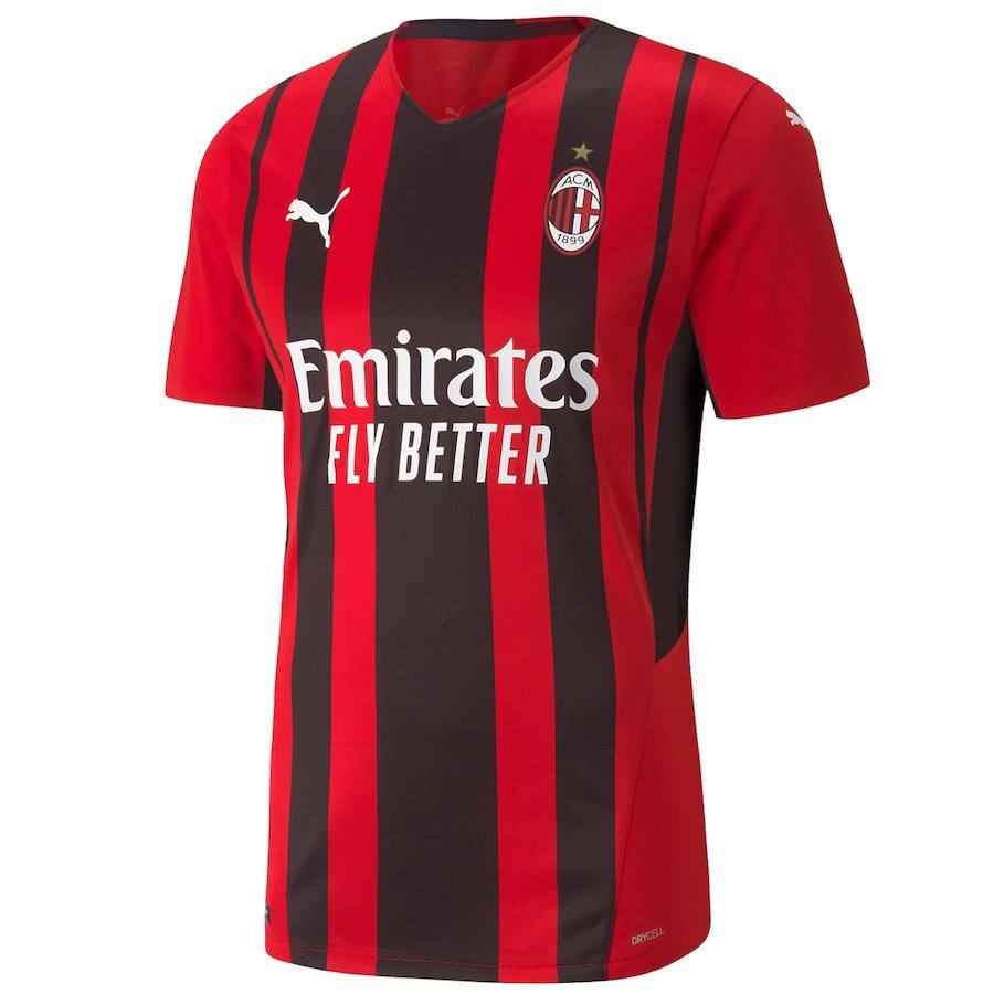 AC Milan 2021/22 Camisola Principal Versão Jogador – Homem