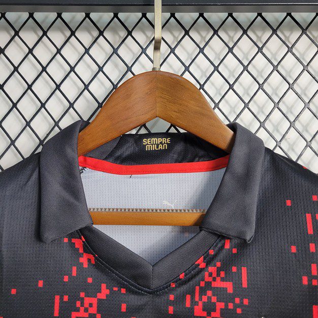AC Milan 2022/23 Conjunto Quarto – Criança