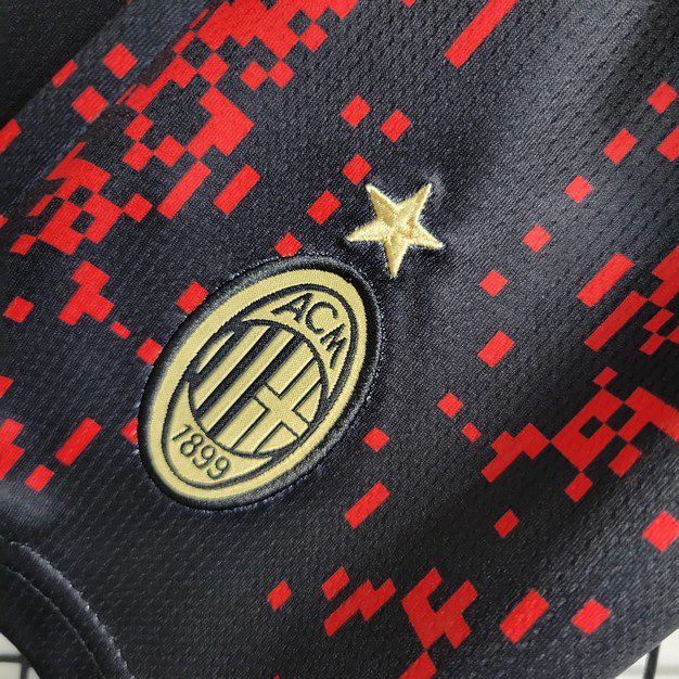 AC Milan 2022/23 Conjunto Quarto – Criança