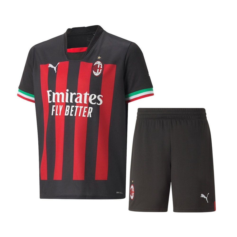 AC Milan 2022/23 Conjunto Principal – Criança