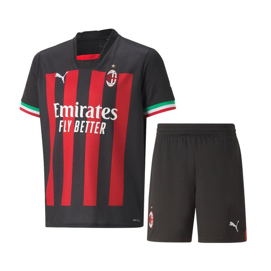 AC Milan 2022/23 Conjunto Principal – Criança