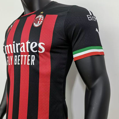 AC Milan 2022/23 Camisola Principal Versão Jogador – Homem