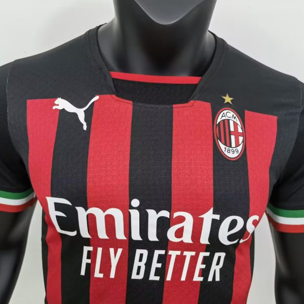 AC Milan 2022/23 Camisola Principal Versão Jogador – Homem