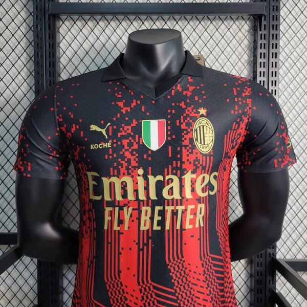 AC Milan 2022/23 Camisola Quarta Versão Jogador – Homem