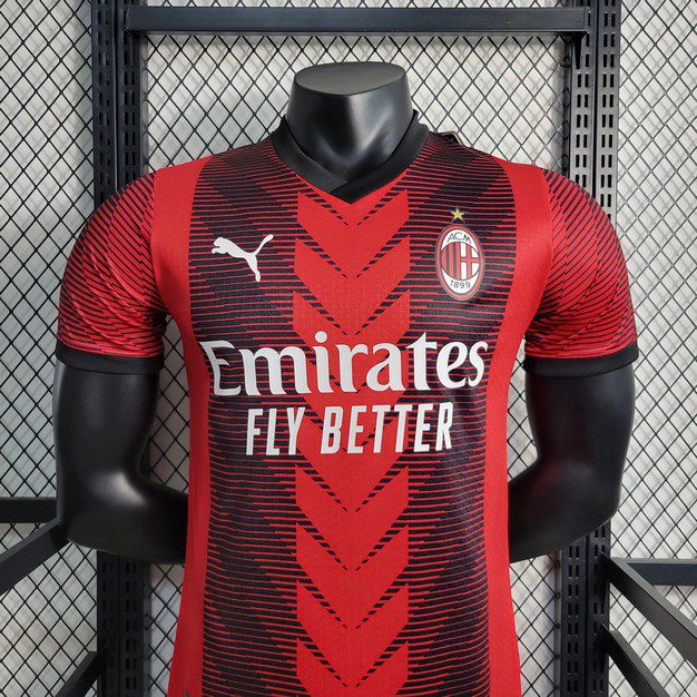 AC Milan 2023/24 Camisola Principal Versão Jogador – Homem