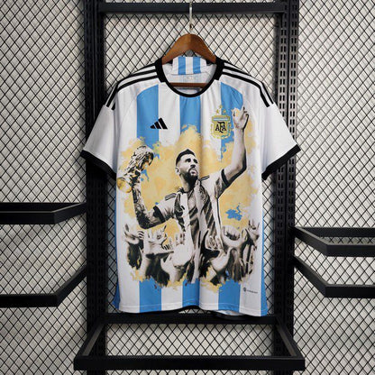 Argentina 2023/24 Camisola Mundial Championship Comemorativa Edição – Homem